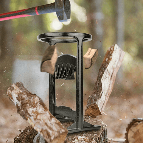 SteadySplit Cast Iron Log Splitter — Safe & Compact Firewood Tool 5