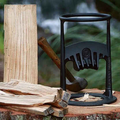 SteadySplit Cast Iron Log Splitter — Safe & Compact Firewood Tool 6