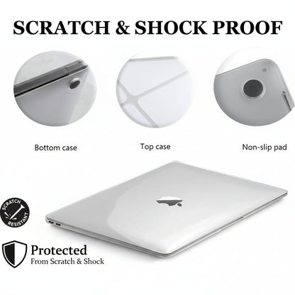 ClariView Transparent MacBook Air & Pro Case — Full 360° Protection 5