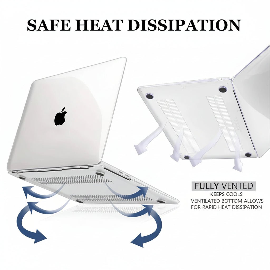 ClariView Transparent MacBook Air & Pro Case — Full 360° Protection 6