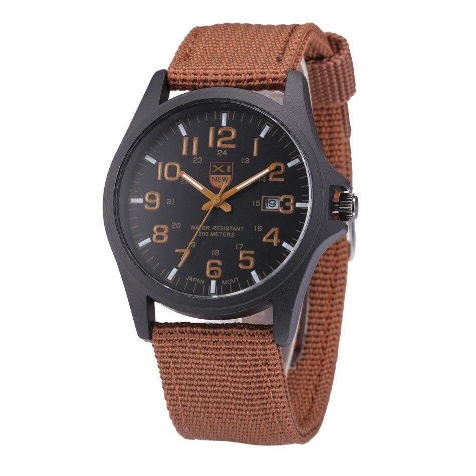 Illuminated Tactical Wristwatch — Multifunction Analog 45mm Sport 4