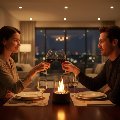 Tafelhaard op Bio-ethanol zonder Rook - Modern & Draagbaar Ontwerp