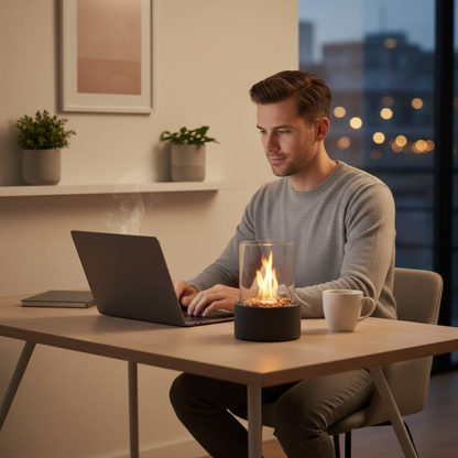 Tafelhaard op Bio-ethanol zonder Rook - Modern & Draagbaar Ontwerp