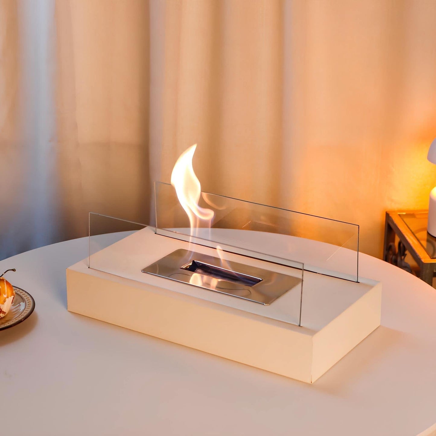 Tafel Bio-ethanol Haard FlameGlow - Elegant en Draagbaar Ontwerp voor Binnen en Buiten
