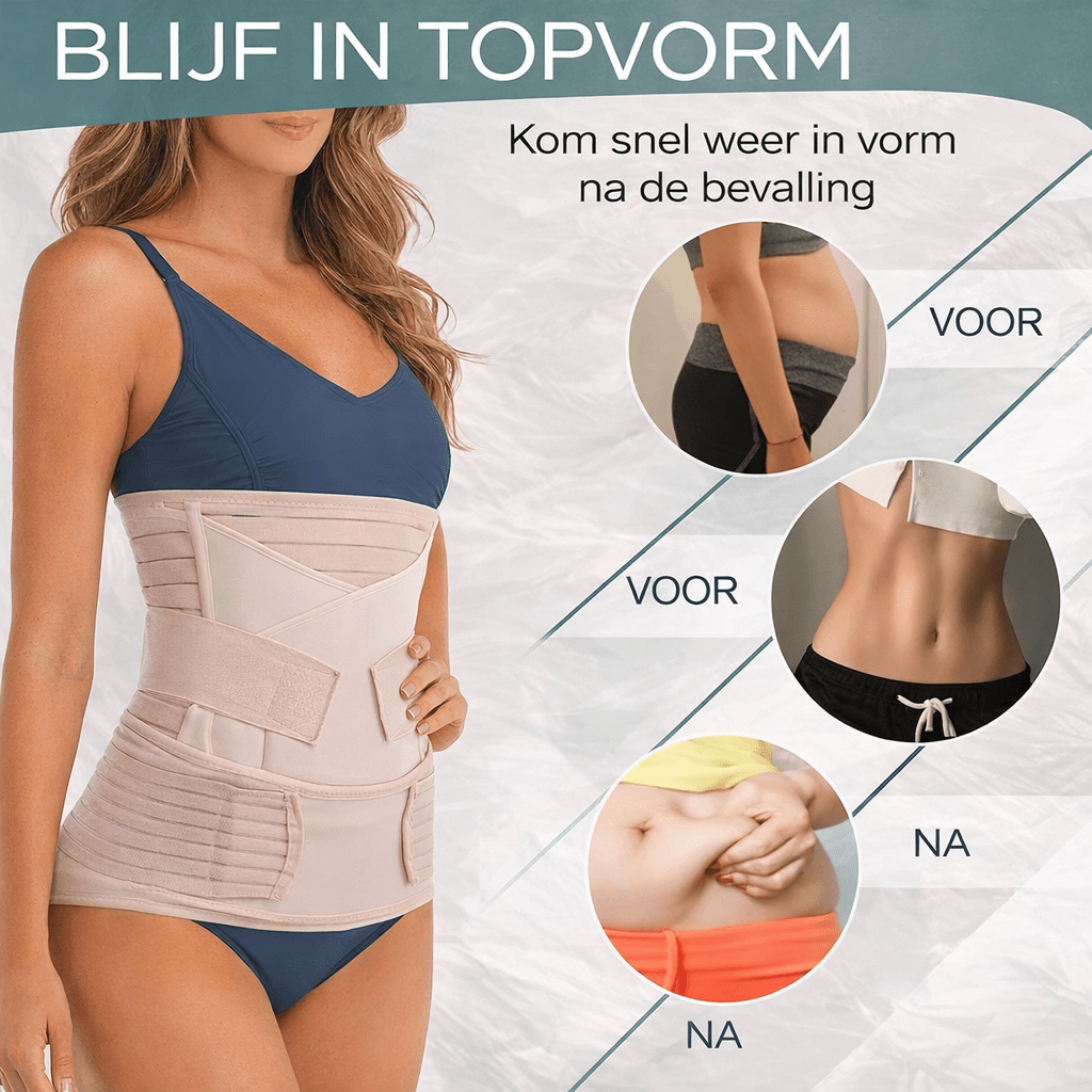 3 in 1 Postpartum Belly Band — Adjustable Waist & Pelvis Support 3