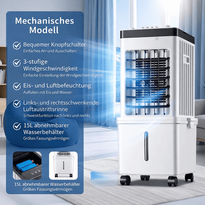 Climatizzatore Portatile 3-in-1 Senza Tubo di Scarico