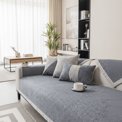 Non-Slip Cotton-Linen Sofa Throw — All Seasons All Sizes 8