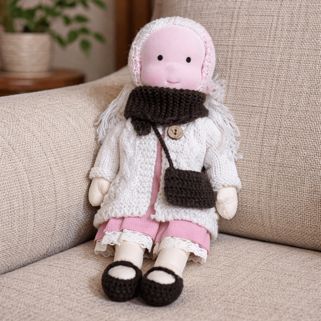 Elora Handmade Waldorf Cotton Doll — Creative Play 28 cm 10