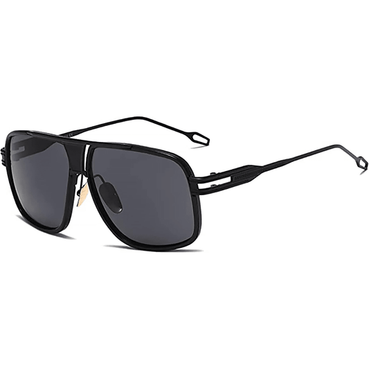 Occhiali da Sole Aviator Uomo Montatura Lega Leggera UV400
