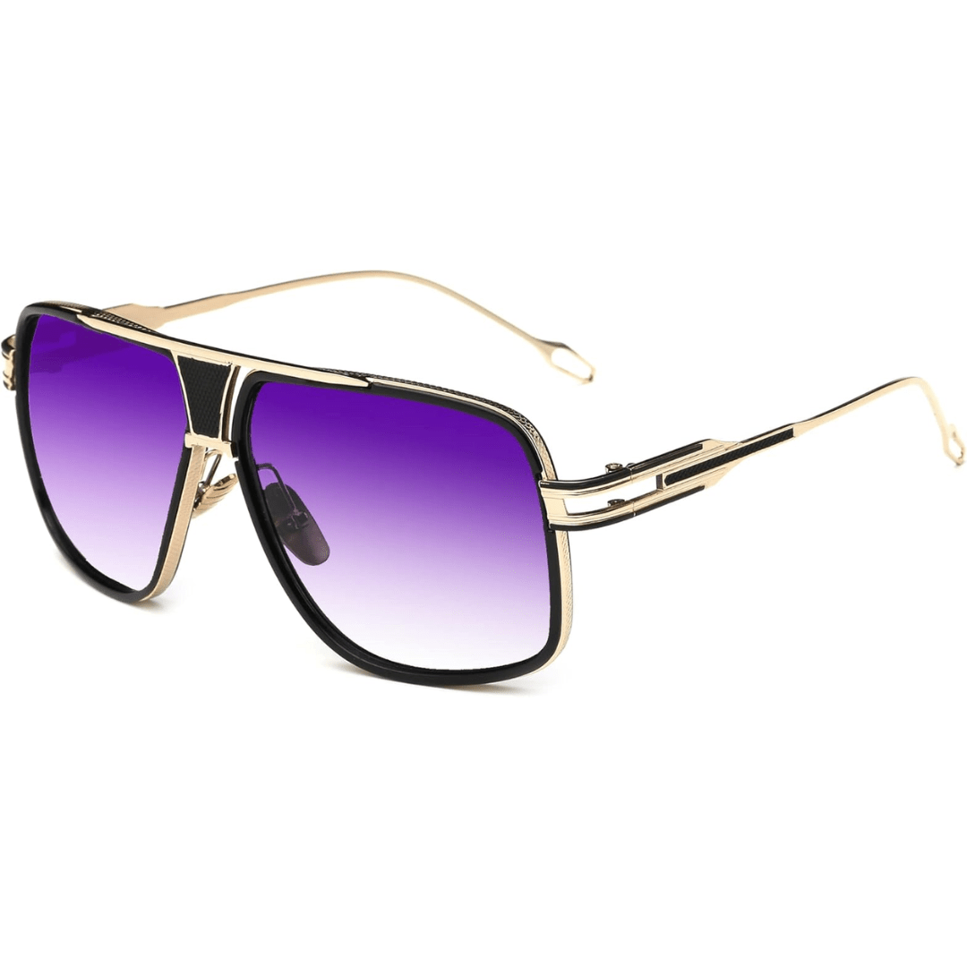 Occhiali da Sole Aviator Uomo Montatura Lega Leggera UV400