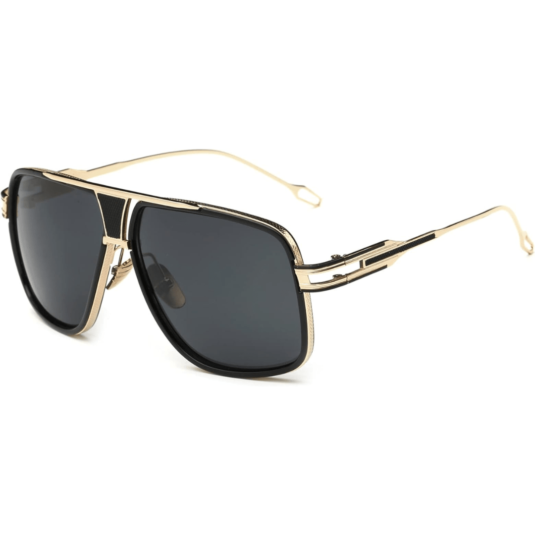 Occhiali da Sole Aviator Uomo Montatura Lega Leggera UV400