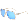 Or et verres miroir bleus