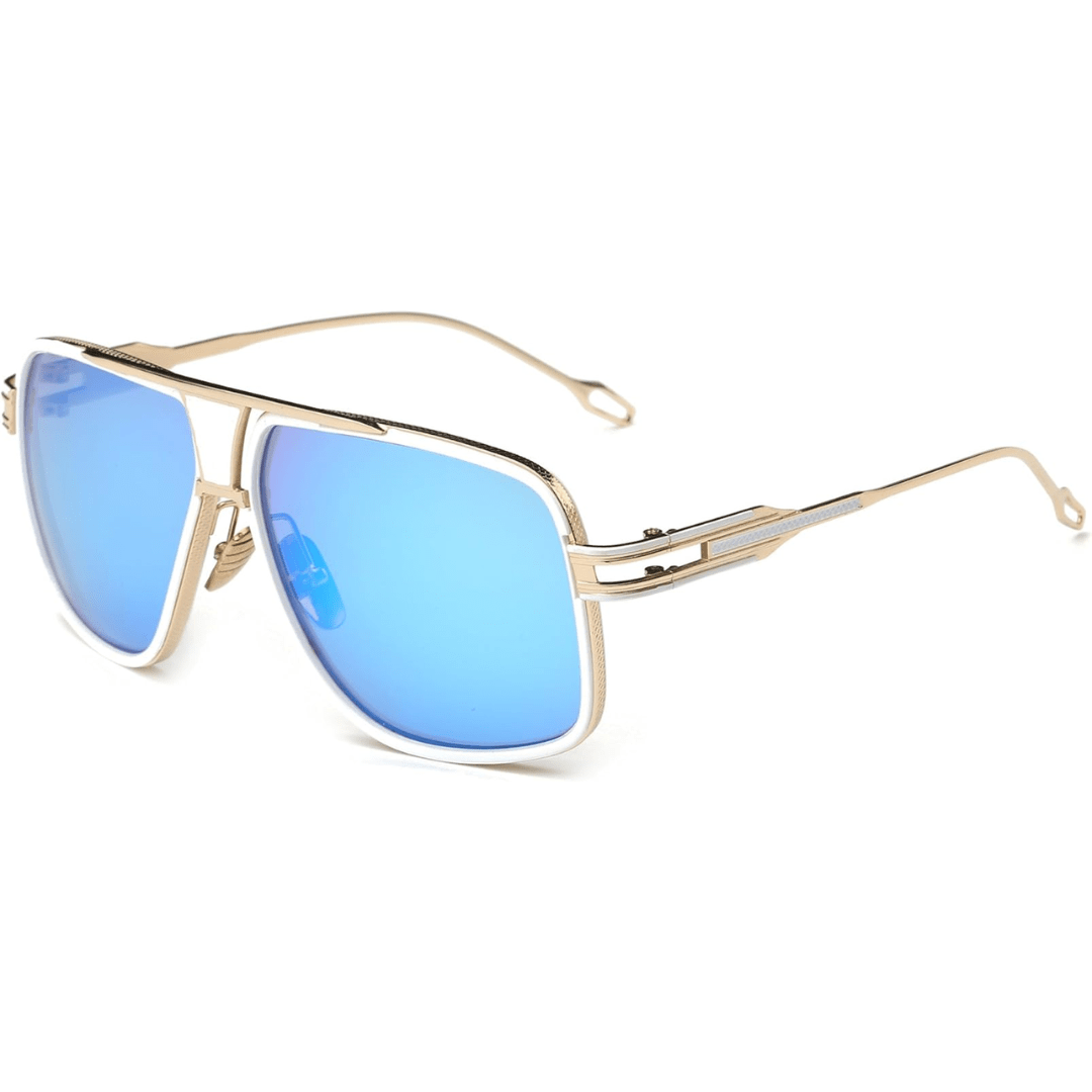 Occhiali da Sole Aviator Uomo Montatura Lega Leggera UV400