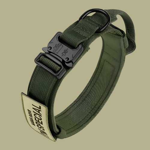 Verstelbare Tactische Hondenhalsband van Nylon - Comfort en Duurzaamheid