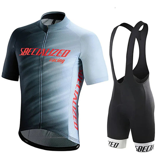 Completo Ciclismo Uomo | Abbigliamento da Ciclismo Estivo Traspirante con Vestibilità Ergonomica per Comfort e Libertà in Pedalata 1