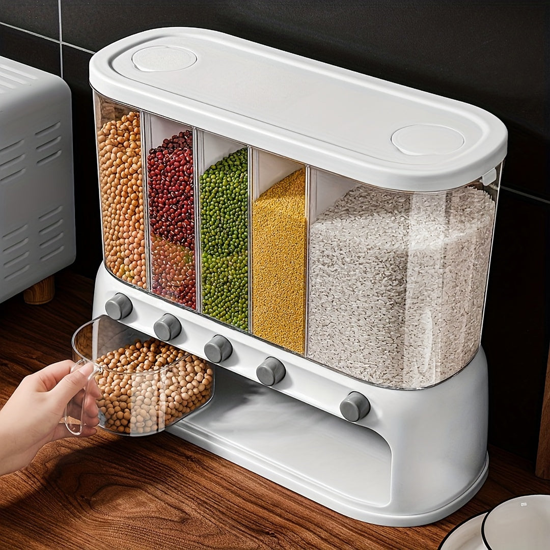 Multivak Broodtrommel voor Granen met Luchtdichte Deksel en Knopdispenser