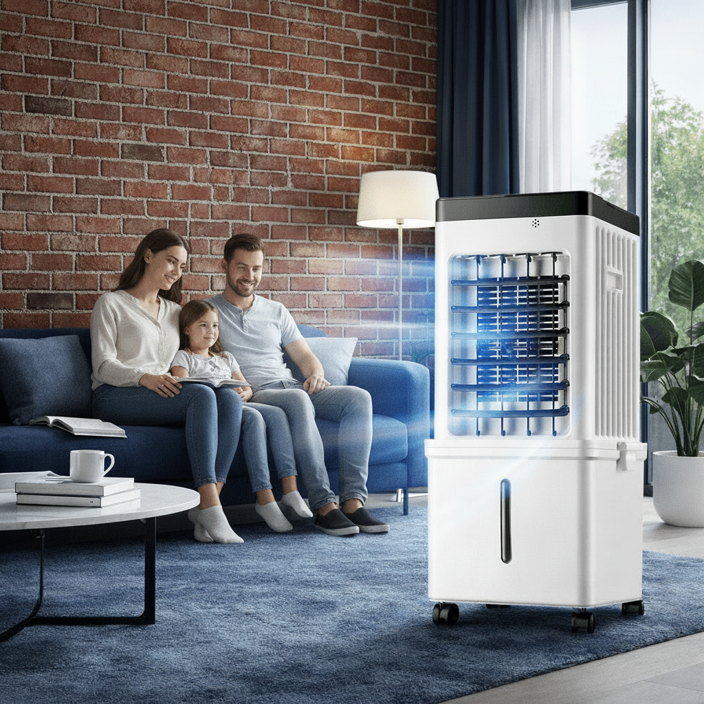 Portable 3-in-1 Air Cooler — Fan & Humidifier No Exhaust Hose 4