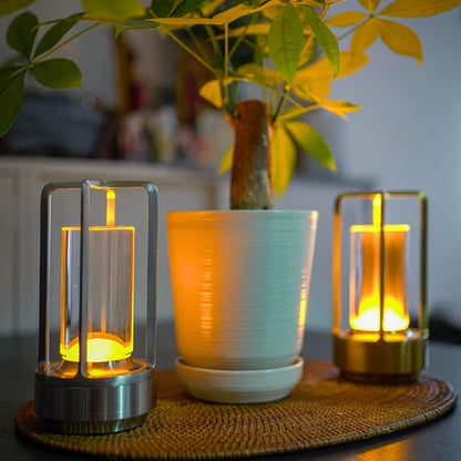 Wireless Rechargeable Table Lamp — Dimmable 28h Battery LED 9