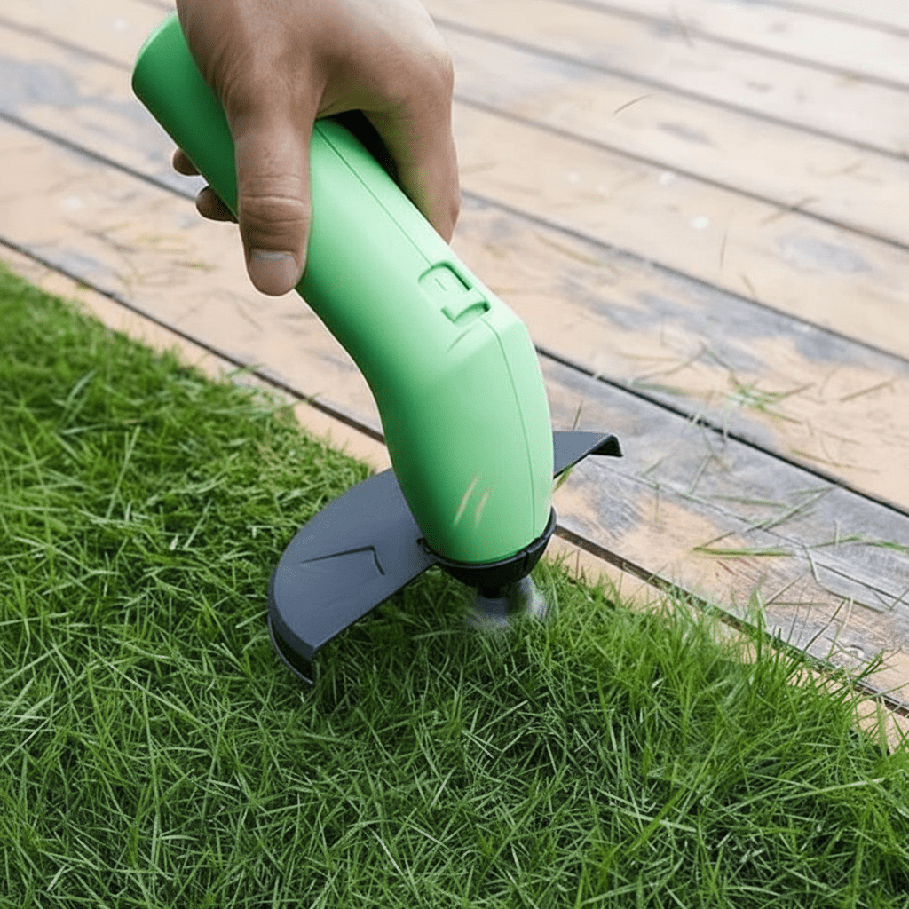 Mini Tagliaerba Cordless Leggero con Testina Regolabile
