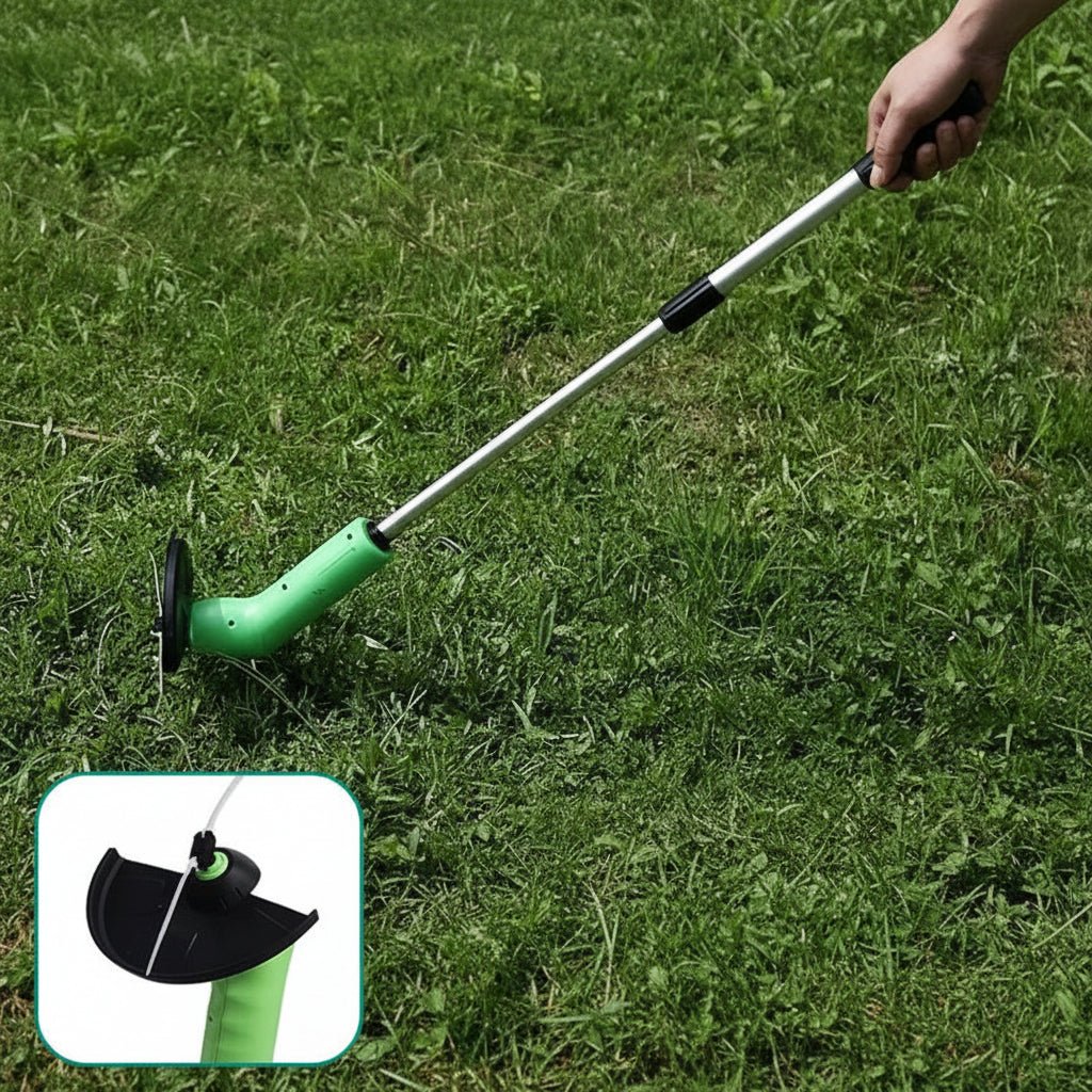 Mini Tagliaerba Cordless Leggero con Testina Regolabile