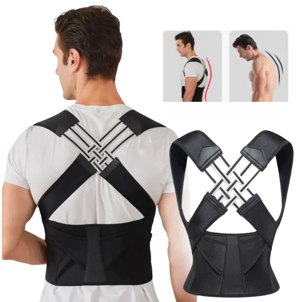 Adjustable Posture Corrector Brace — Neck & Back Support 3