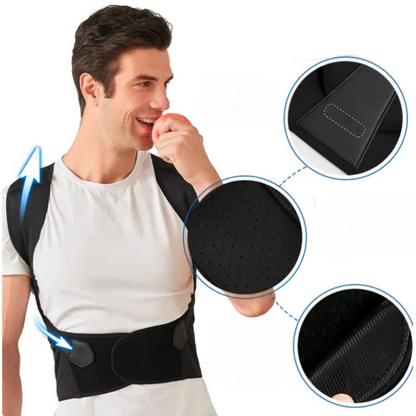 Adjustable Posture Corrector Brace — Neck & Back Support 4