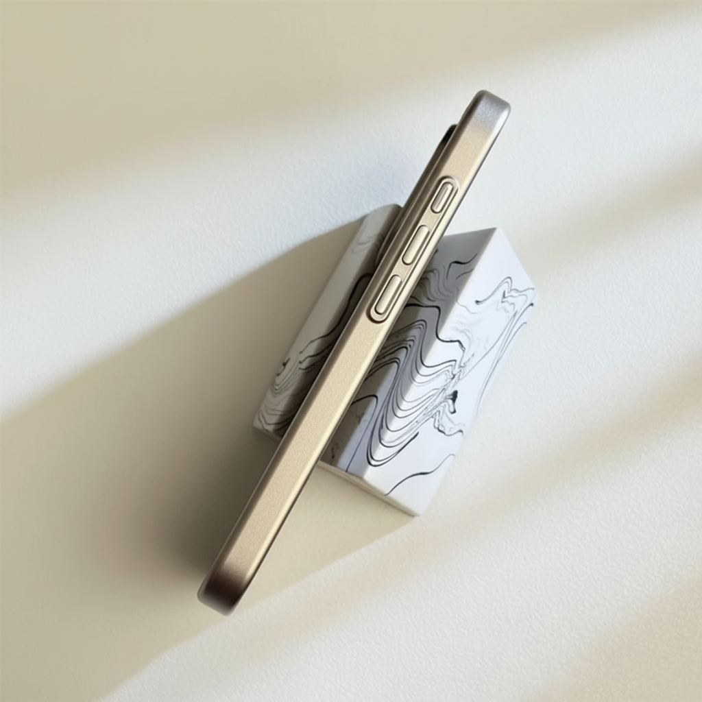 Custodia iPhone Slim – Beschermhoes met Verhoogde Randen