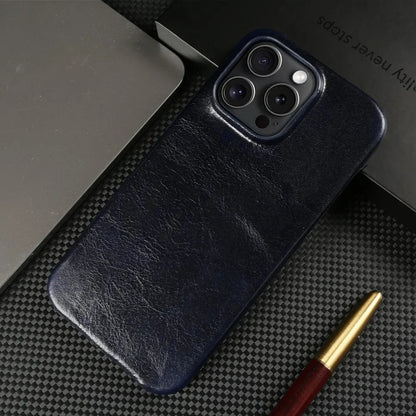 Leren Hoesje voor iPhone – Elegant en Duurzaam