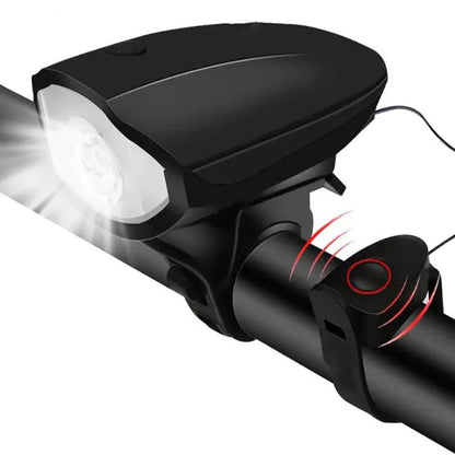 3-in-1 Rechargeable LED Bike Light with Horn — USB-C 10