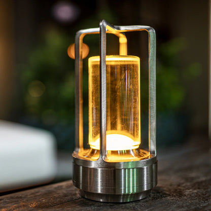 Wireless Rechargeable Table Lamp — Dimmable 28h Battery LED 10