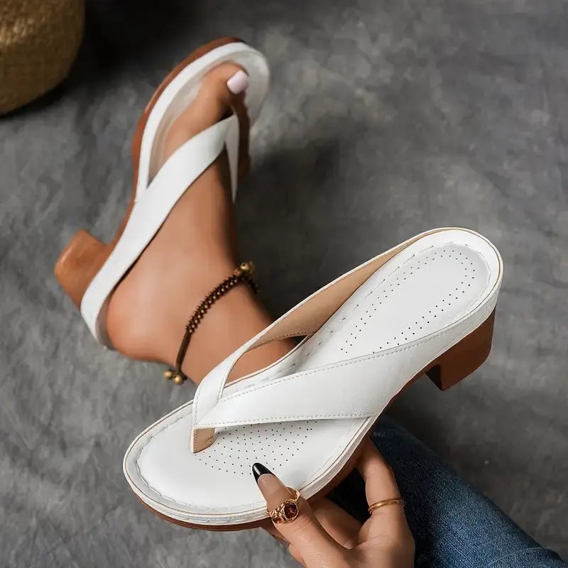 Sandali Slip-On Ortopedici da Donna con Tacco Comfort