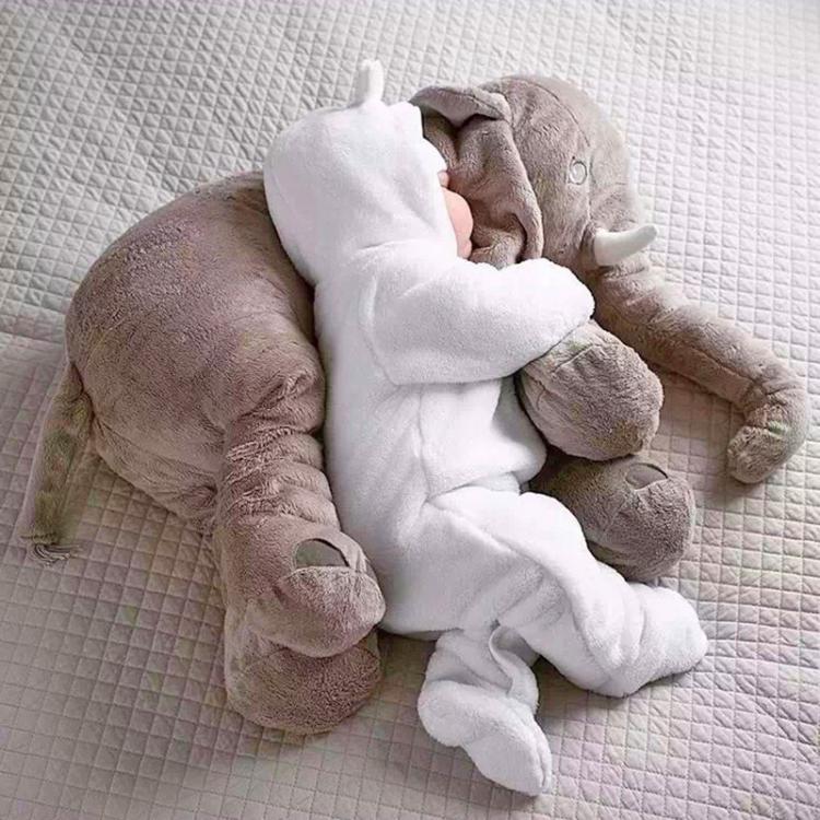 Elephant Plush Pillow for Babies — Soft & Cuddly 60 cm 8