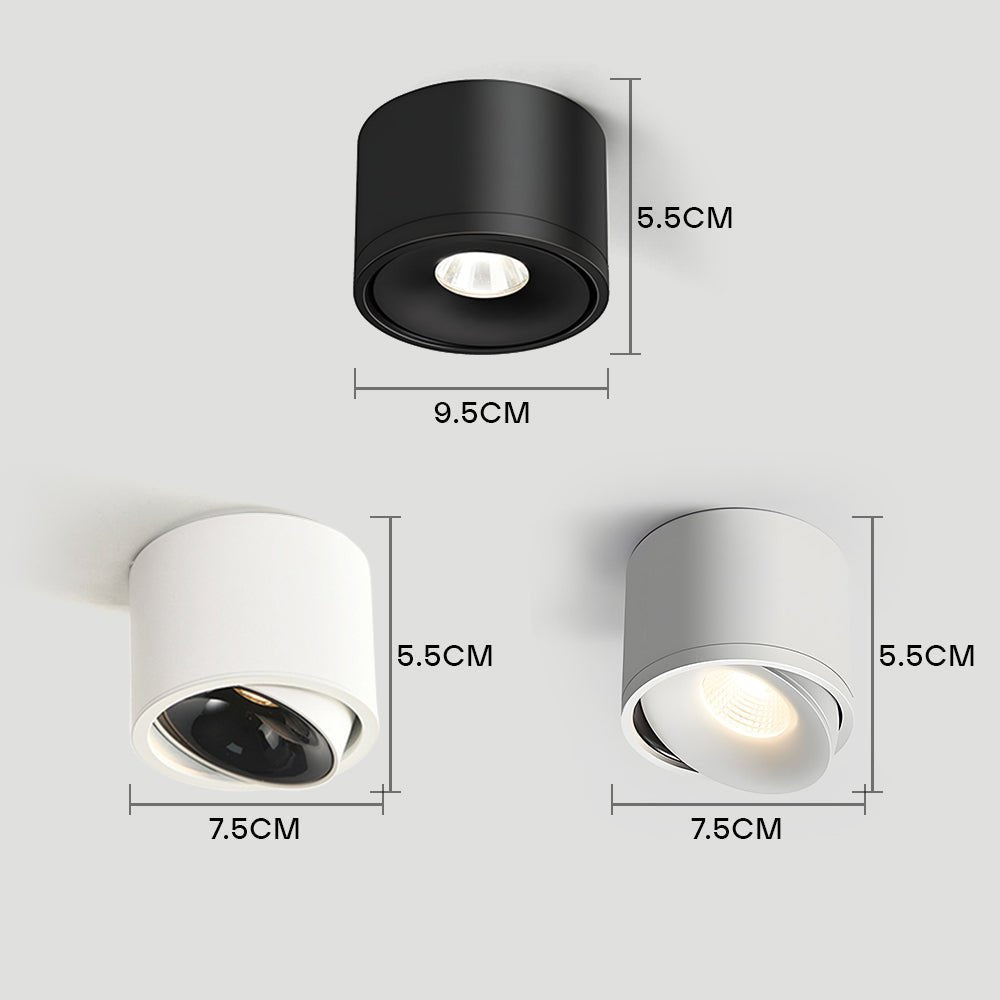 Faretti LED da Incasso in Alluminio Minimalisti per Soffitto