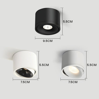 Faretti LED da Incasso in Alluminio Minimalisti per Soffitto