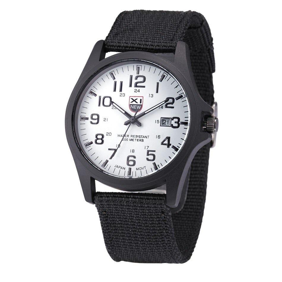 Illuminated Tactical Wristwatch — Multifunction Analog 45mm Sport 6