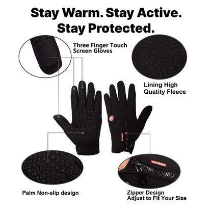 Thermal Winter Gloves Windproof Touchscreen — Sizes S to XL 7
