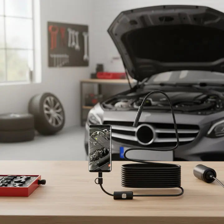 HD Endoscope Camera Plug and Play — Flexible 5m IP67 Inspection 3