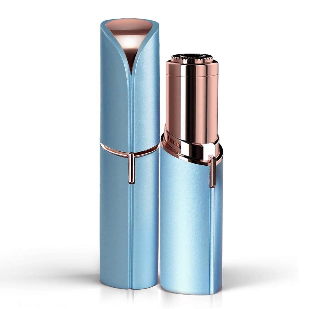 Pijnloze Elektrische Gezichtsepilator voor Dames - Nauwkeurige en Compacte Ontharing