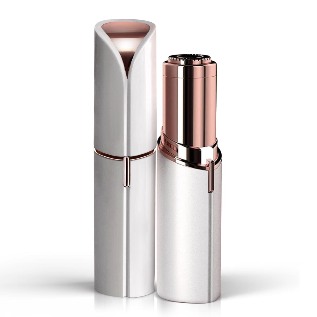 Pijnloze Elektrische Gezichtsepilator voor Dames - Nauwkeurige en Compacte Ontharing