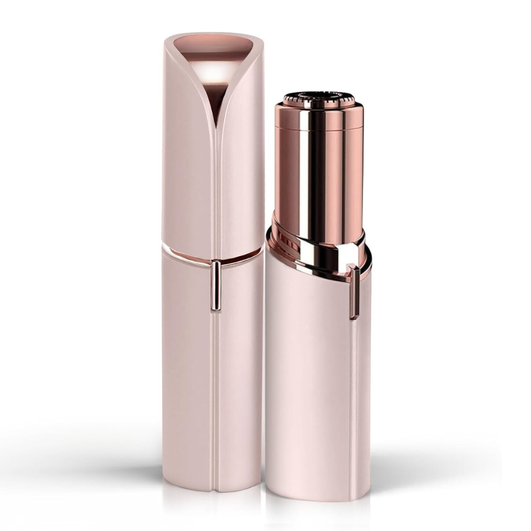 Pijnloze Elektrische Gezichtsepilator voor Dames - Nauwkeurige en Compacte Ontharing