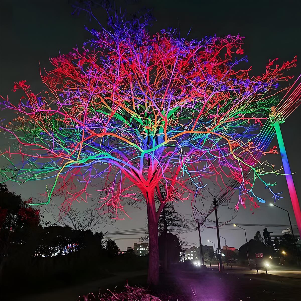 Faretto LED Esterno RGB Impermeabile per Illuminazione Paesaggistica