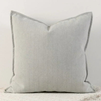 Housse de Coussin en Chenille Élégante, Tailles Variées, Entretien Facile