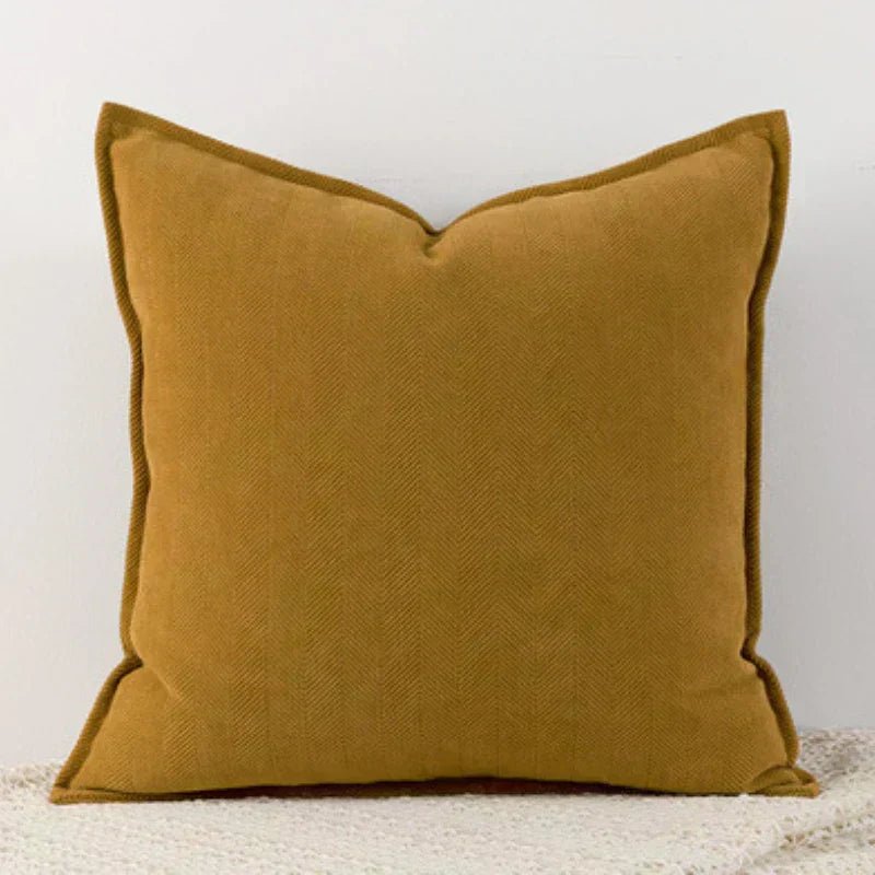 Housse de Coussin en Chenille Élégante, Tailles Variées, Entretien Facile