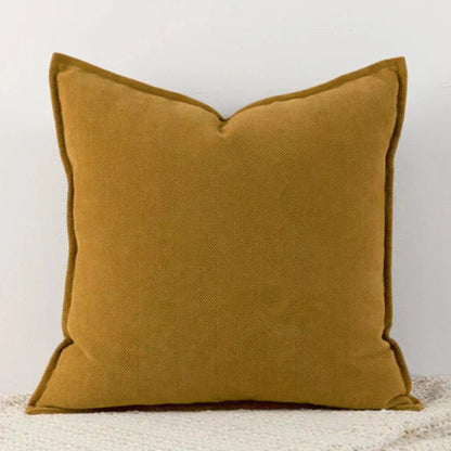 Housse de Coussin en Chenille Élégante, Tailles Variées, Entretien Facile