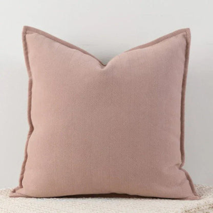 Housse de Coussin en Chenille Élégante, Tailles Variées, Entretien Facile