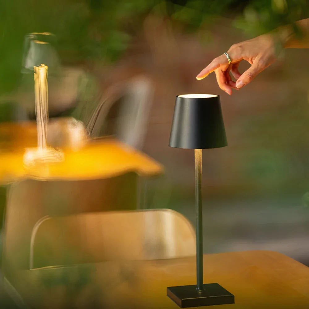 Wireless LED Table Lamp Dimmable — 5200mAh Battery USB Rechargeable 9
