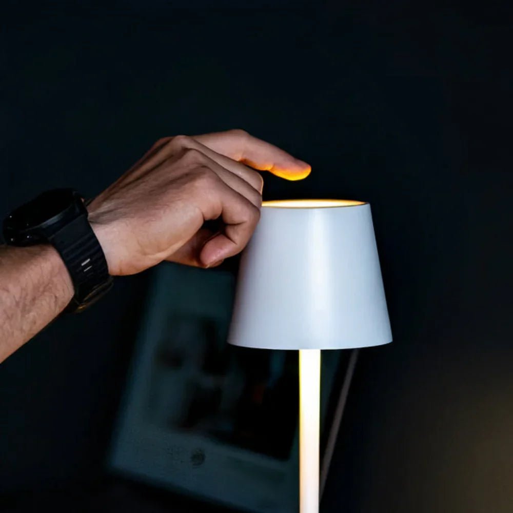 Wireless LED Table Lamp Dimmable — 5200mAh Battery USB Rechargeable 15