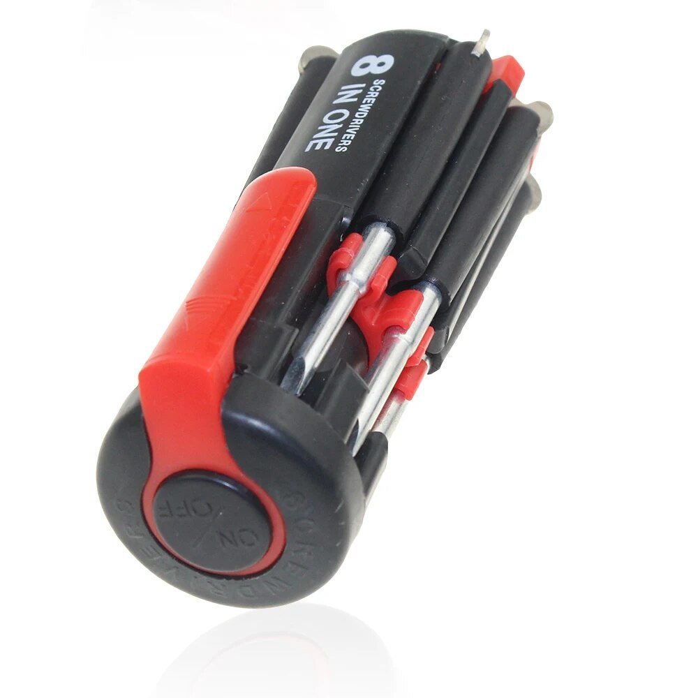 8-in-1 Multifunctional Screwdriver with Built-in LED Light 6