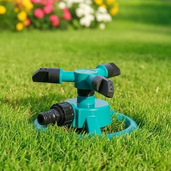 Irrigatore Rotante 360° Automatico per Giardino e Prato