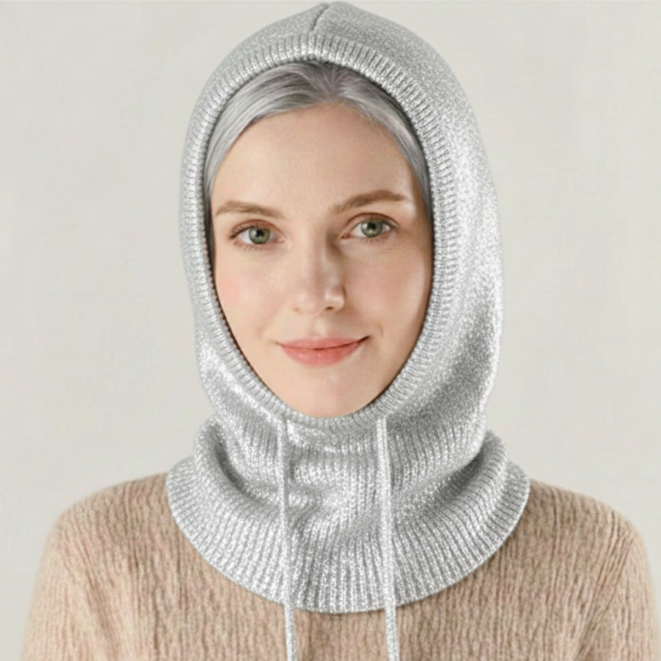 Cashmere Knit Beanie Winter Hat — Adjustable Drawstring Fit 3